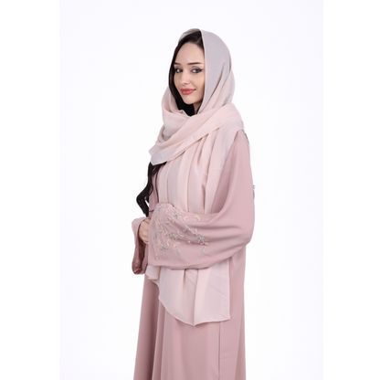 Hadiya Abaya front open with buttons